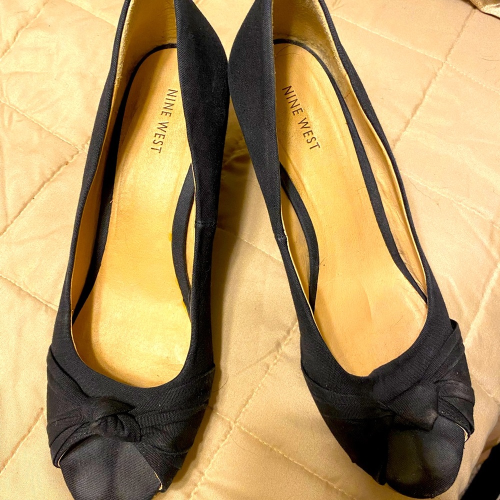 Nine West Peeptoe Wedge Heel